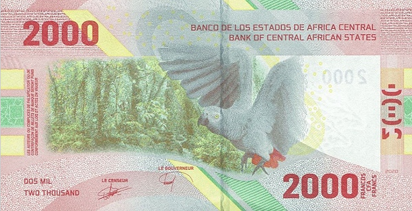 PNew (PN702) Central African States - 2000 Francs 2020 (2022)